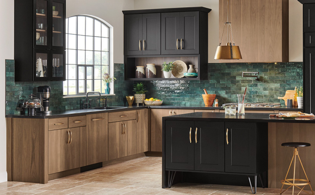 kitchen cabinet hardware and under cabinet lighting from Kiba Studios in Houston, TX